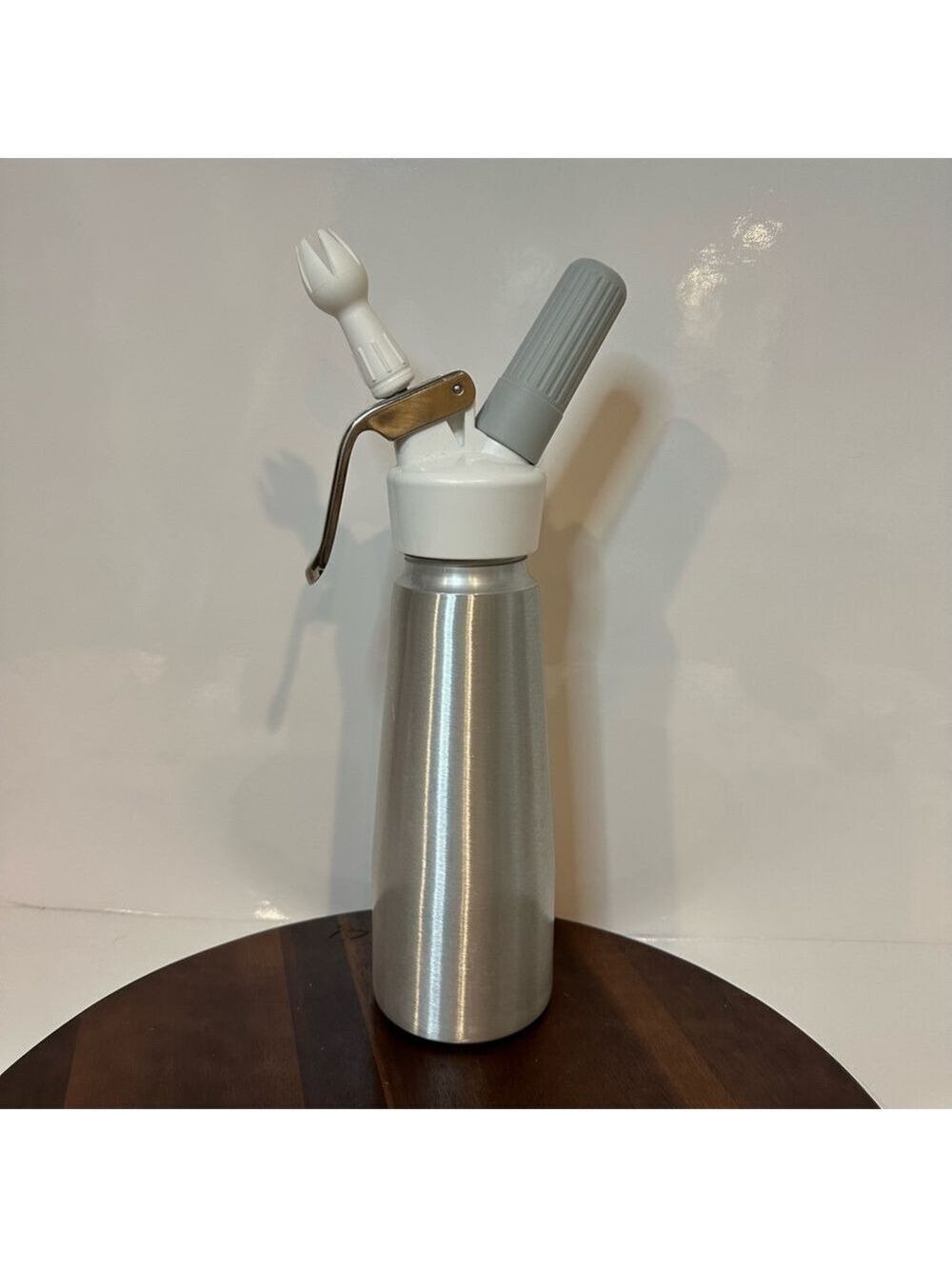 Vintage iSi Stainless Steel Whipped Cream Dispenser 0.5L Austria Coffee Bar